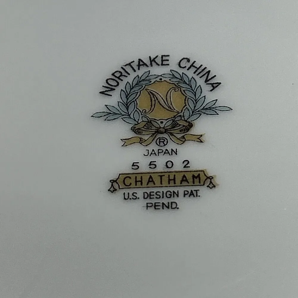 Vintage Noritake‎ Fine China 10” Oval Bowl 5502 Chatham